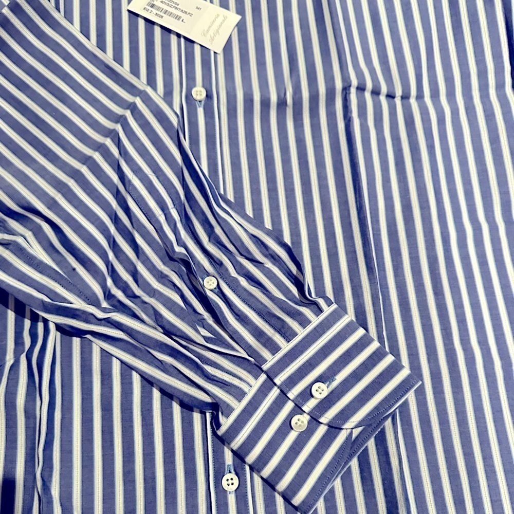 NWT Camiceria Artigianale dress shirt by Gianmarco- Large - Picture 3 of 7